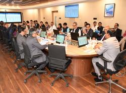 Secretary, DFS chaired a comprehensive review meeting with heads of Public Sector Banks (PSBs) on 05.11.2024 to assess the performance and progress of PSBs across areas, including financial stability, digital innovation, cybersecurity, customer-centric initiatives, and support for priority sectors like Agriculture, MSMEs, and key government Fl schemes