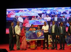 Secretary, DFS, attended the Mega SHG Credit Outreach Programme in Bhubaneswar on April 20